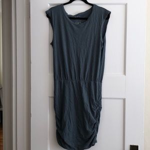 Vintage Slub Ruched Mini Dress from Velvet
